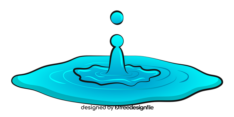 rain drop clipart