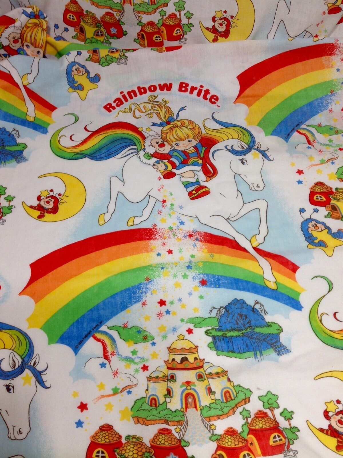 rainbow brite sheets