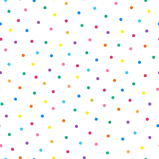 rainbow polka dot wallpaper