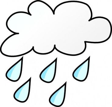 raining weather cliparts