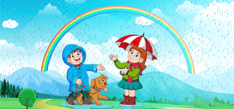 rainy day pictures for kids
