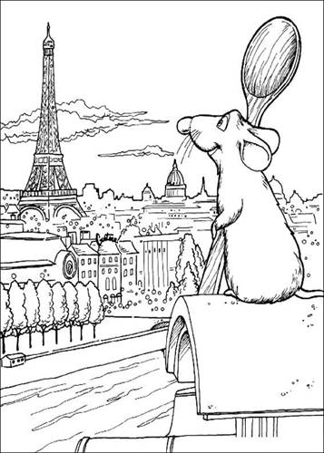 ratatouille coloring pages