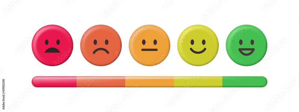 Stock-Vektorgrafik „Rating scale or pain scale in the form of ...