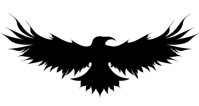 raven silhouette cliparts