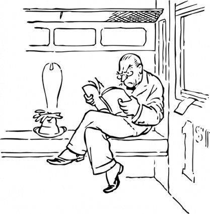 reading train cliparts