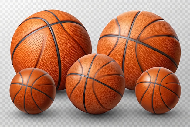 realistic basketballs