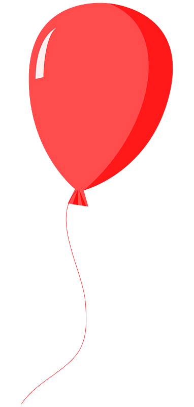 red balloon cliparts
