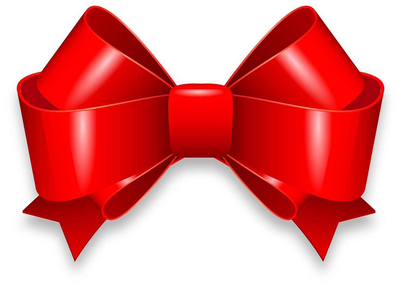 red bow clipart