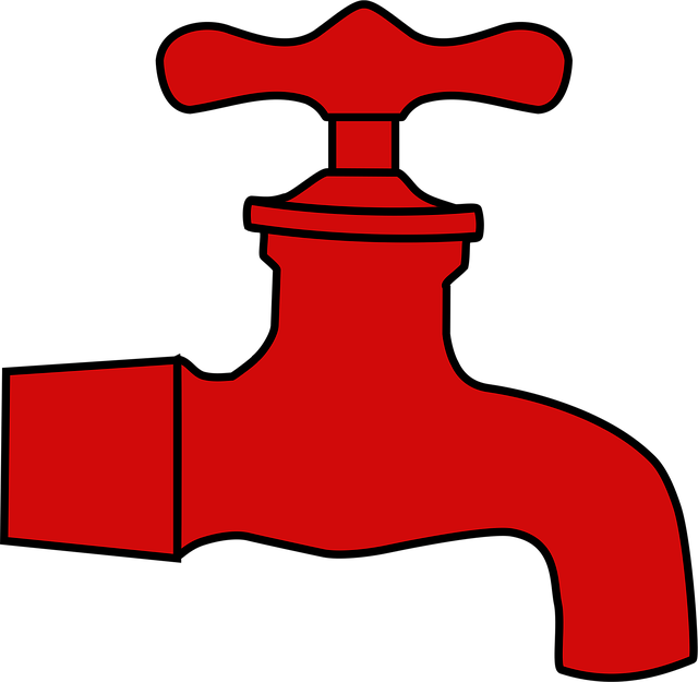 red faucet cliparts