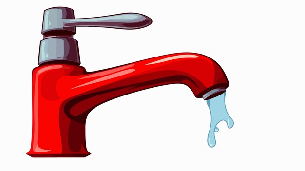 red faucet cliparts