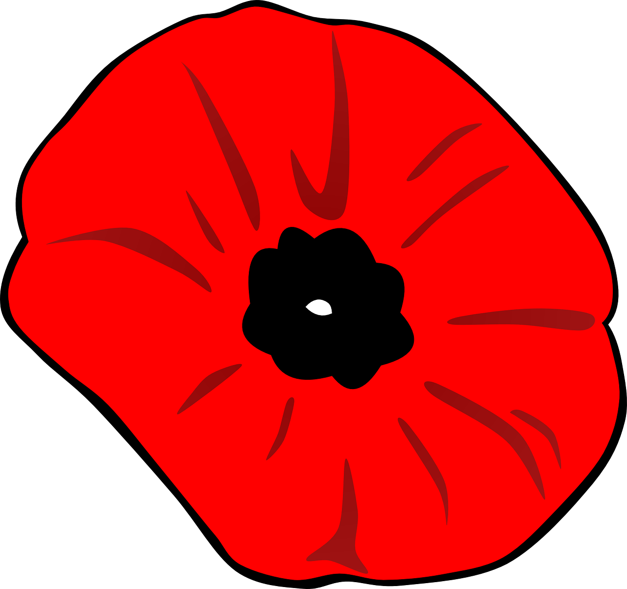 red poppy cliparts