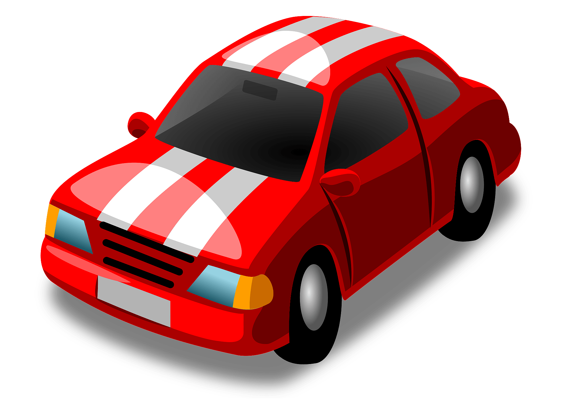 red race car clipart