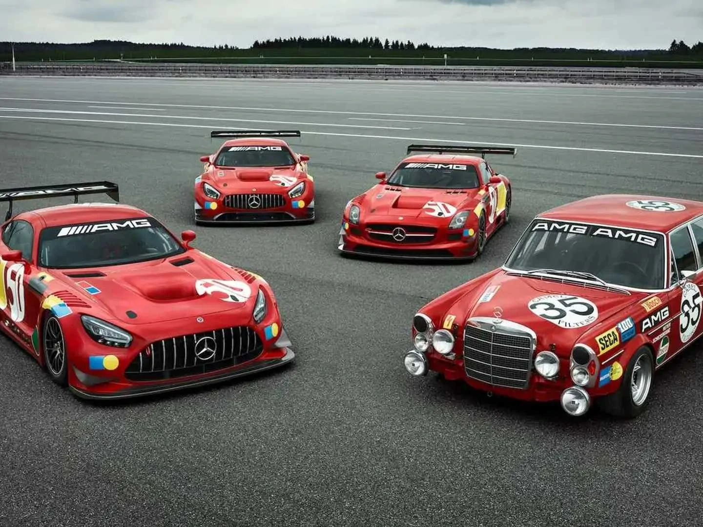 Mercedes-AMG Releases Three One-Off Race Cars To Celebrate Red Pig