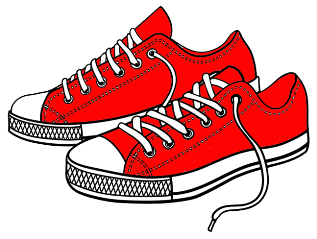 red shoes cliparts