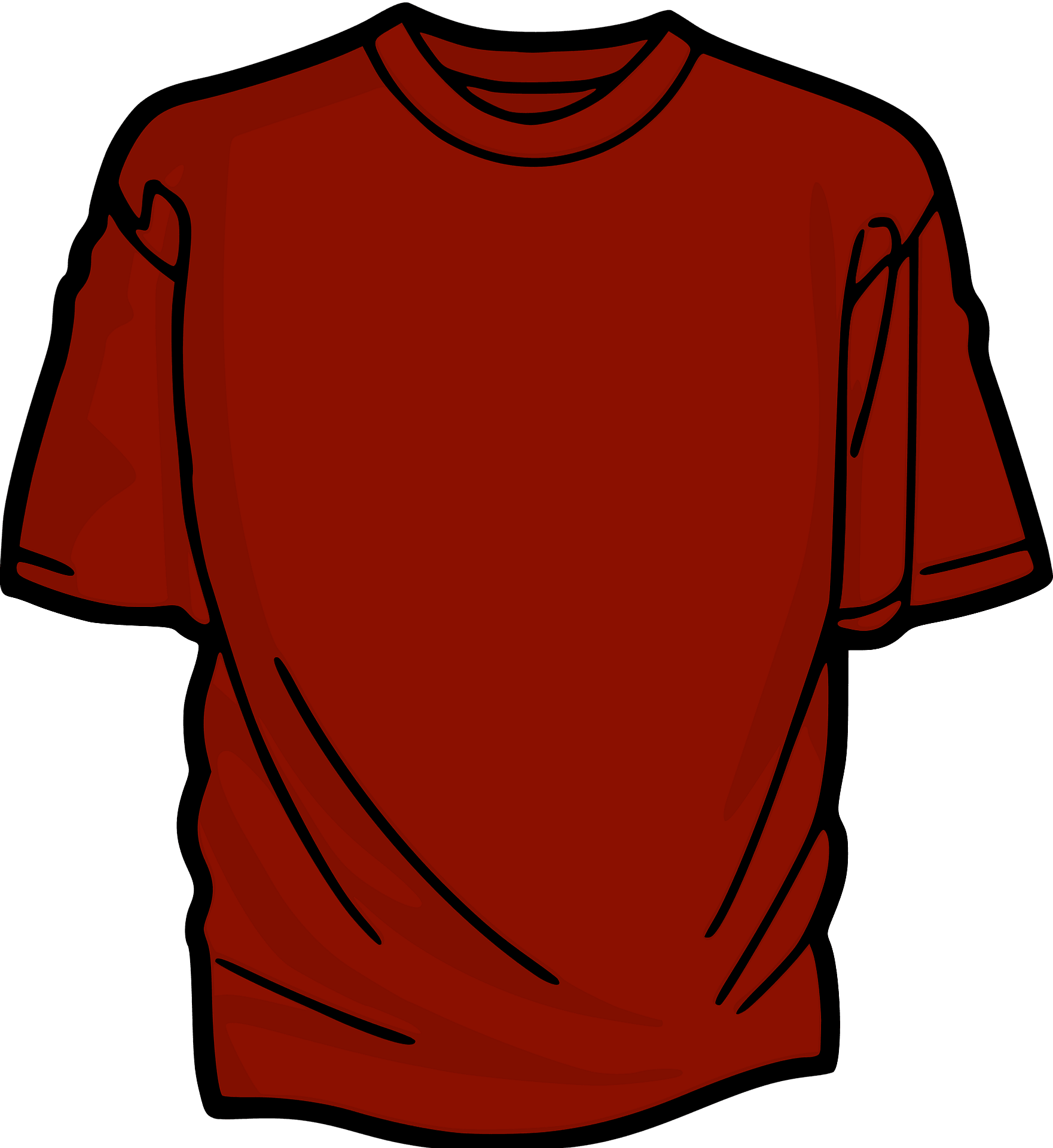 red t shirt cliparts