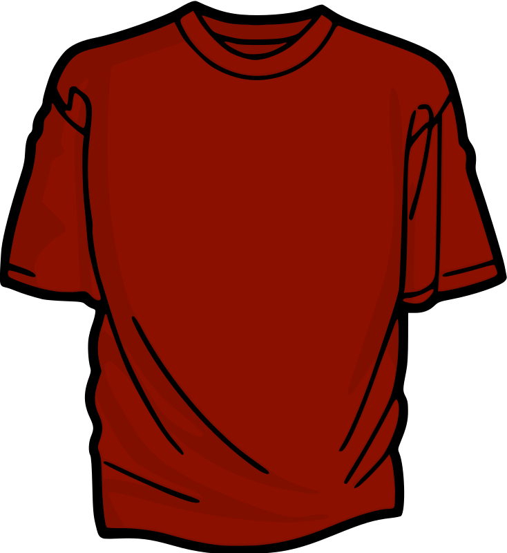 red tshirt clipart