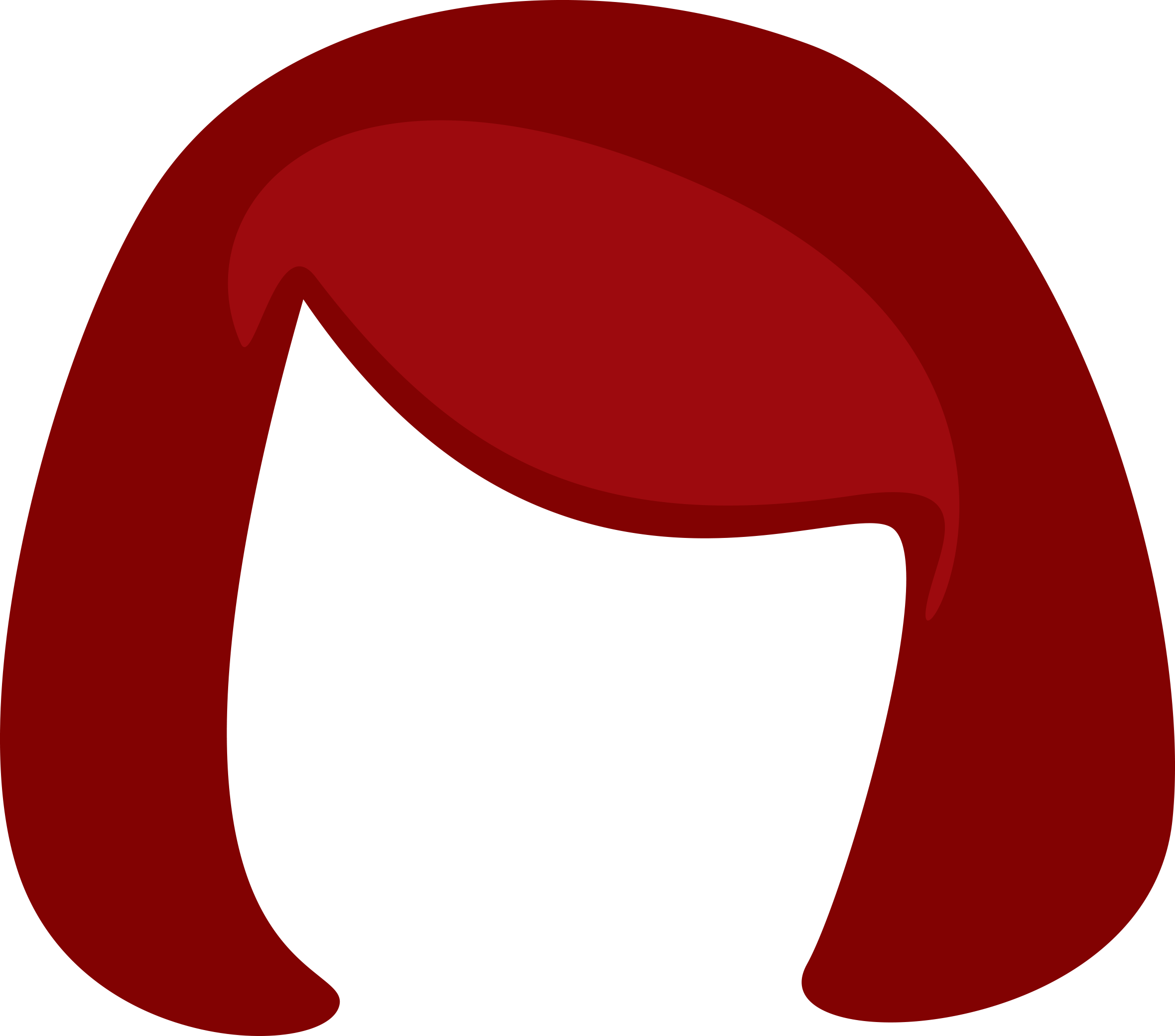 Hair wig PNG transparent image download, size: 2359x2080px