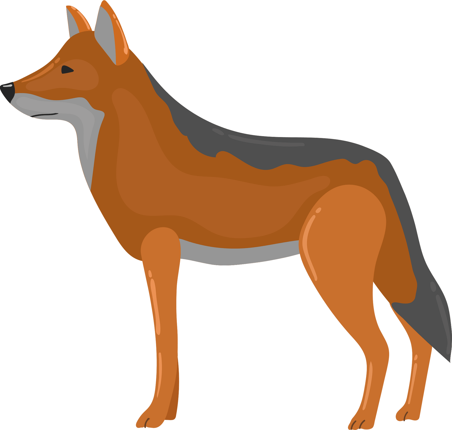 red wolf cliparts