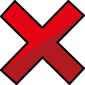 red x clipart