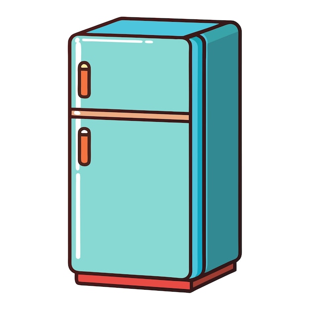 Refrigerator clipart vector art and illustration | Premium AI ...