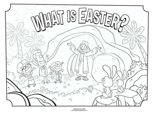 Christian Easter Coloring Pages - Free &amp; Printable!