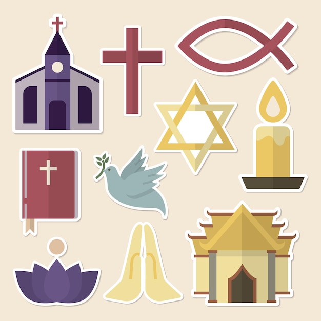 religious symbols clipart