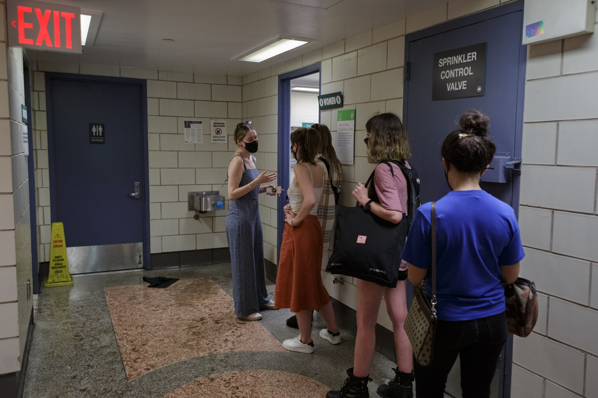 restrooms people