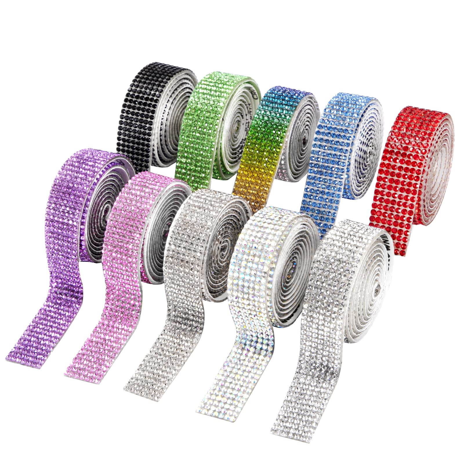 rhinestone ribbons