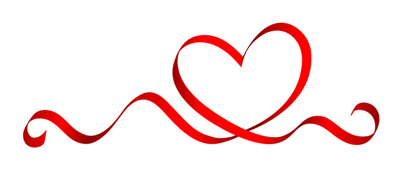 ribbon heart cliparts