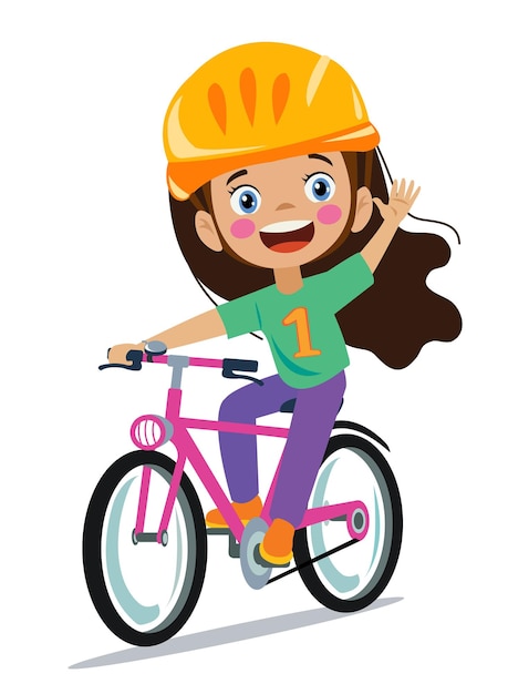 ride a bike clipart