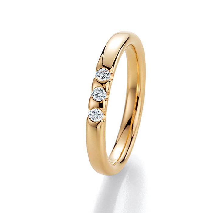 Memoire-Ring · 3 Diamanten (0,12ct.) · 31 3950/040 – Trauringwelt