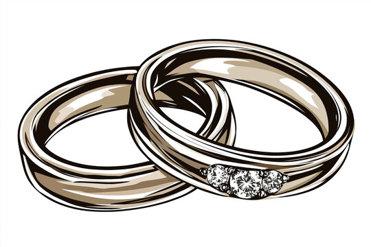 Wedding Ring Clipart Images – Browse 9,476 Stock Photos, Vectors ...