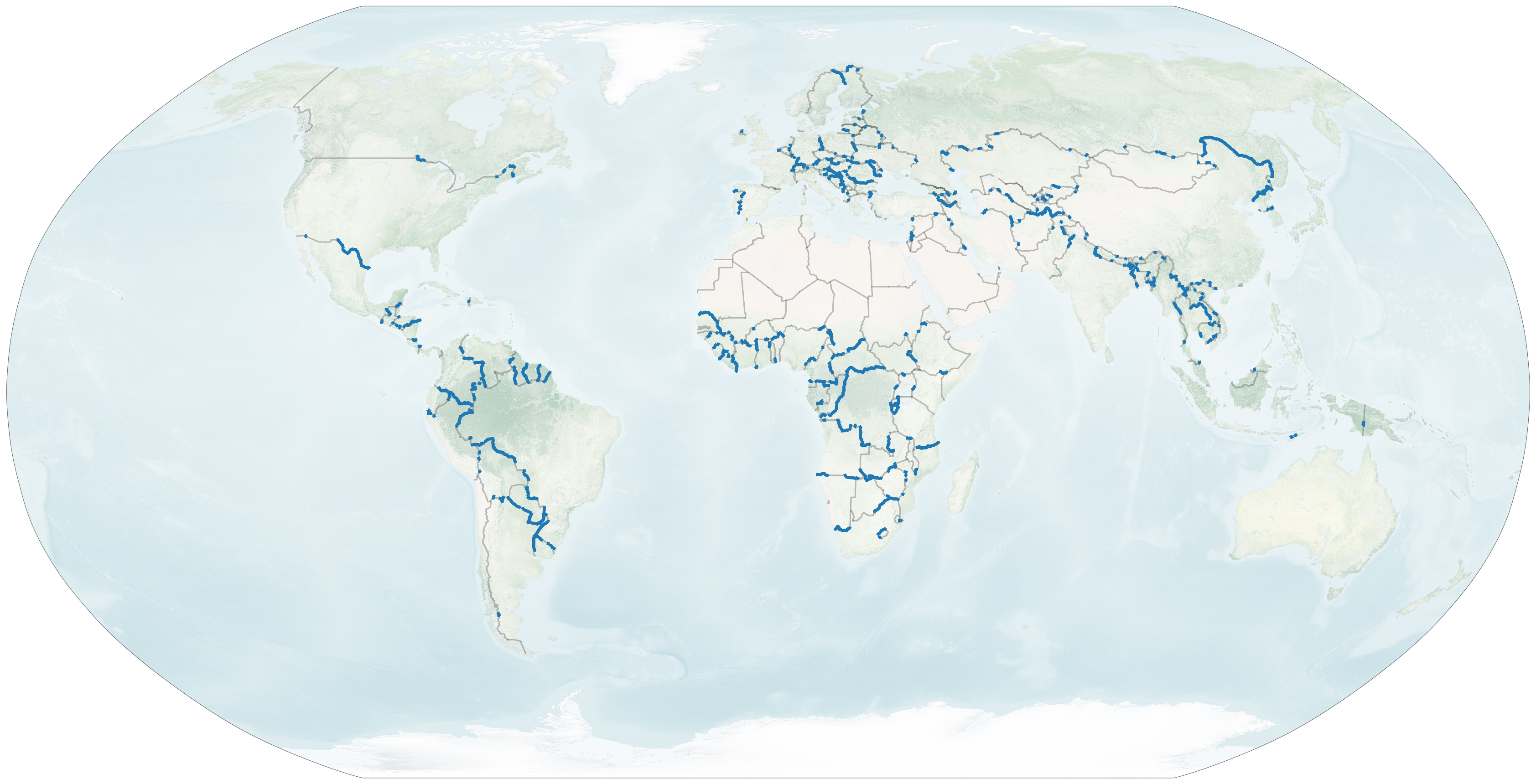 When Rivers are Borders