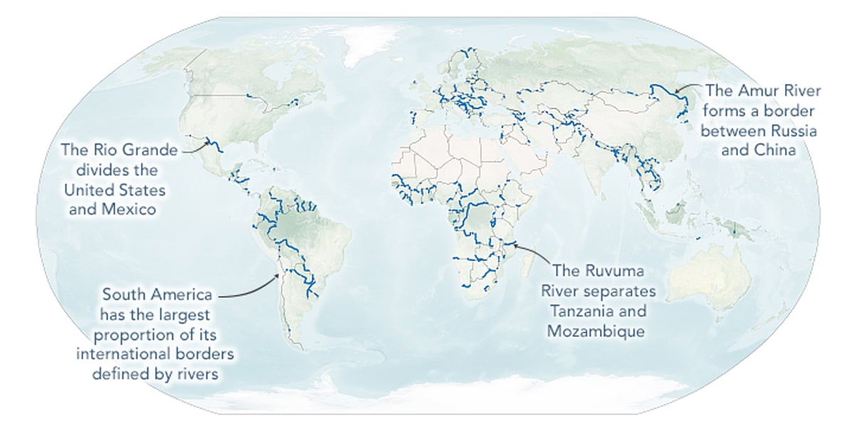 Rivers as Borders - Geography Realm