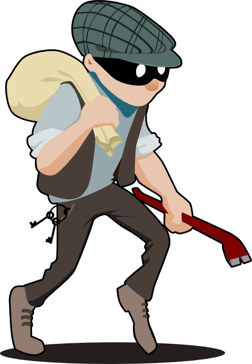 Thief, robber PNG transparent image download, size: 1300x1300px