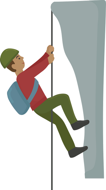 Rock climber - Free vector clipart images on clipart library.com