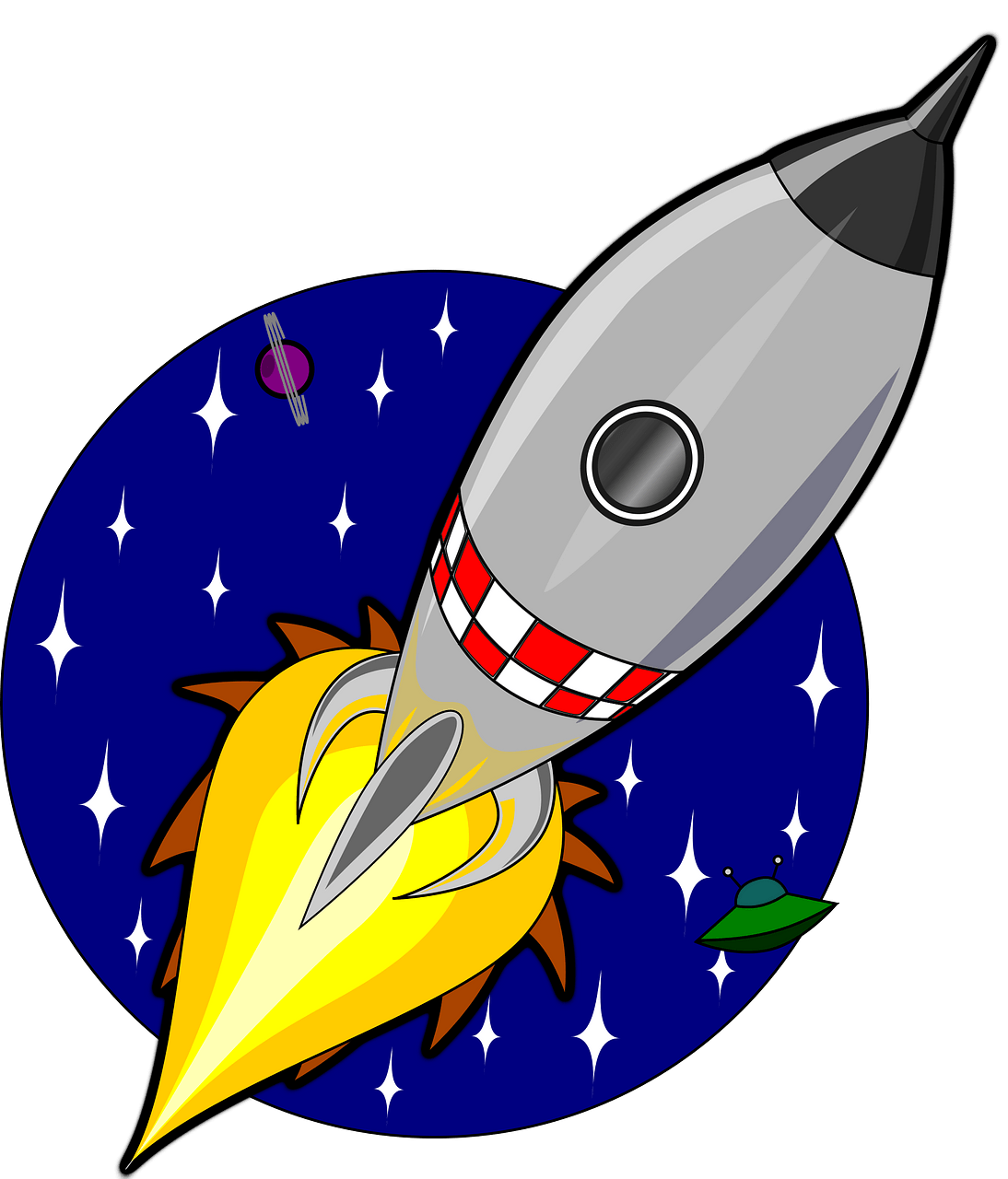 Rocket - Free vector clipart images on clipart library.com
