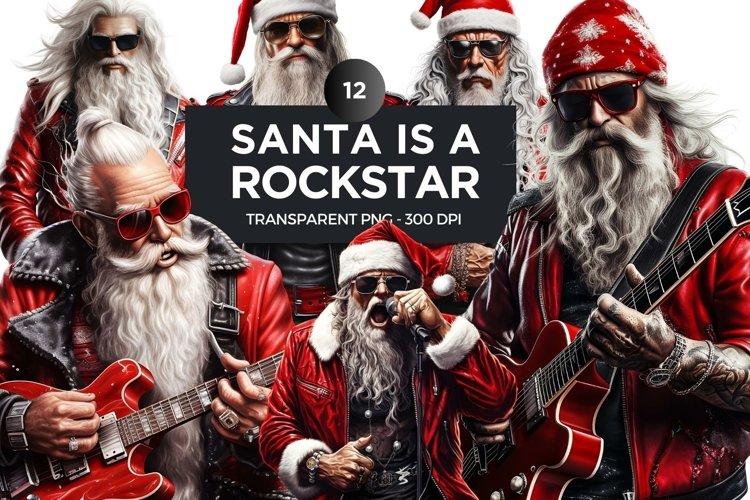 rockin christmas cliparts