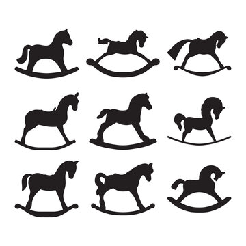 rocking horse silhouette