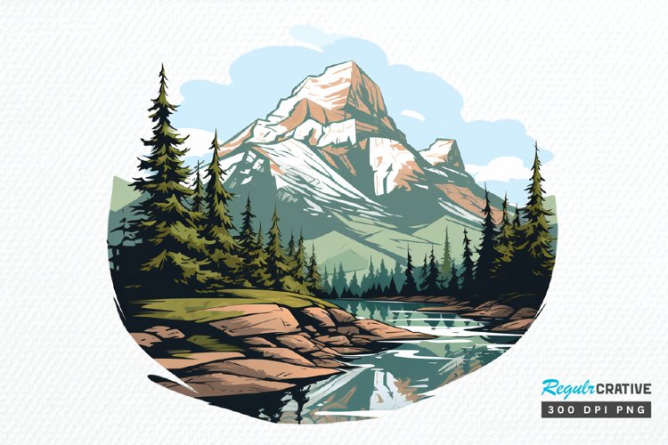 rocky mountains cliparts