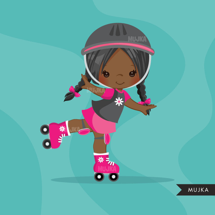 roller skates clipart