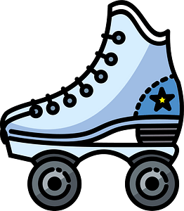 roller skates clipart