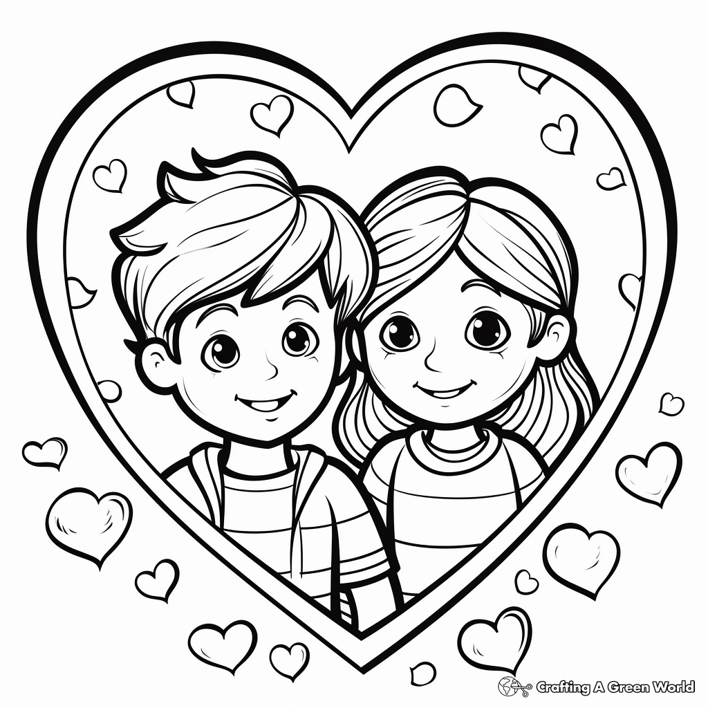 Free Romantic Coloring Pages, Download Free Romantic Coloring Pages png