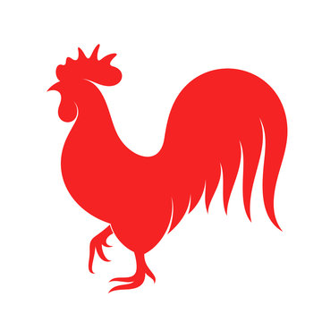 rooster silhouette cliparts
