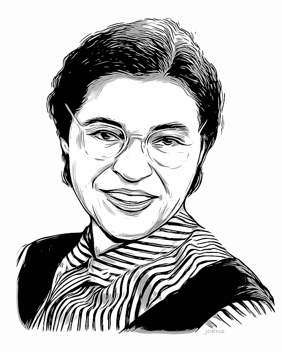 Rosa Parks #1 Tapestry