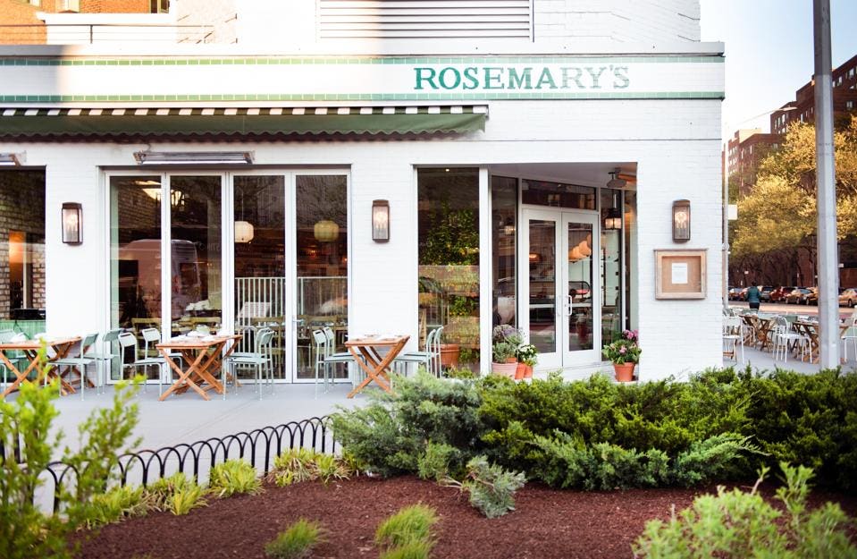 Rosemarys Expands To The East Side Of Manhattan, With More To Come