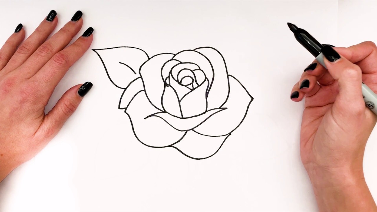 How To Draw A Rose Step By Step ? | Rose Drawing EASY | Super Easy Drawings