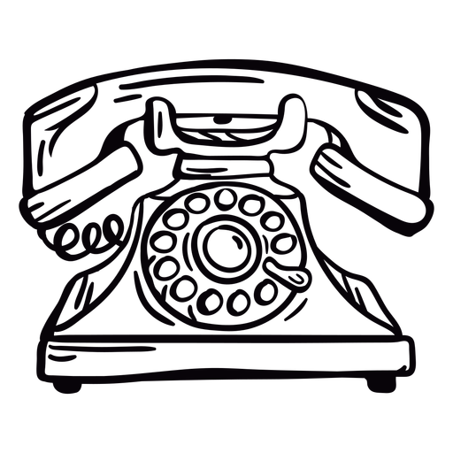 rotary phone cliparts