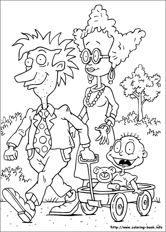 rugrats colouring pages