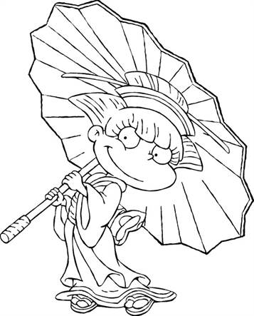 rugrats colouring pages